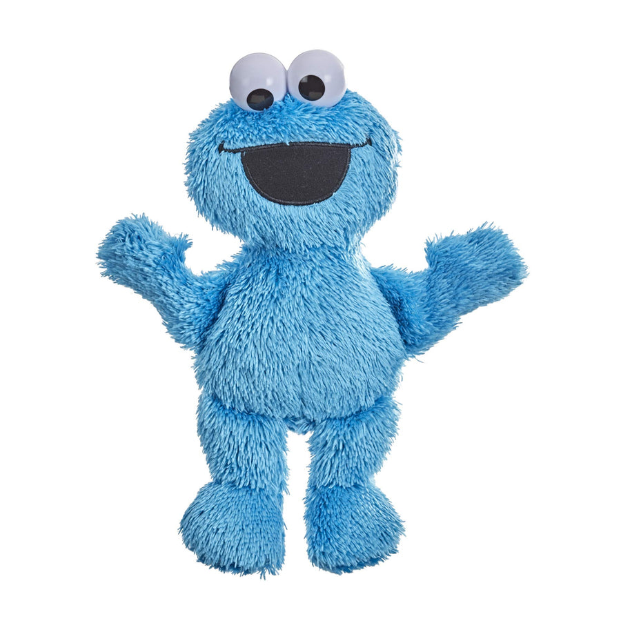 Sesame Street Little Laughs Tickle Me Cookie Monster, Talking, Laughing 10-Inch Plush Toy for Toddlers, Kids 12 Months and Up, 10 inches