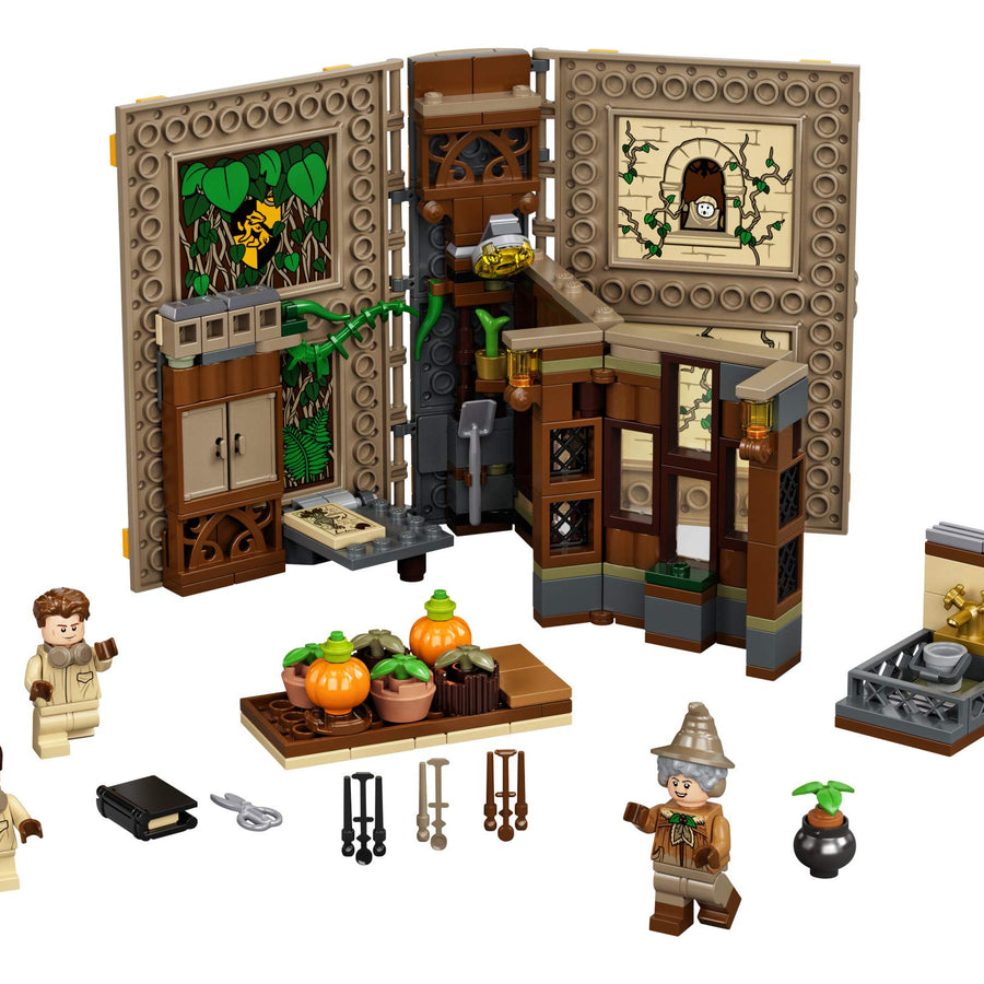 LEGO Harry Potter Hogwarts Moment: Herbology Class 76384 Professor Sprout’s Classroom in a Brick Book Playset, New 2021 (233 Pieces)