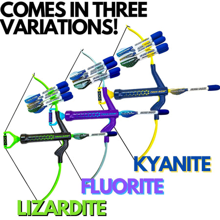 FAUX BOW - Shoots Over 120 Feet - Foam Bow & Arrow Archery Set (Lizardite)