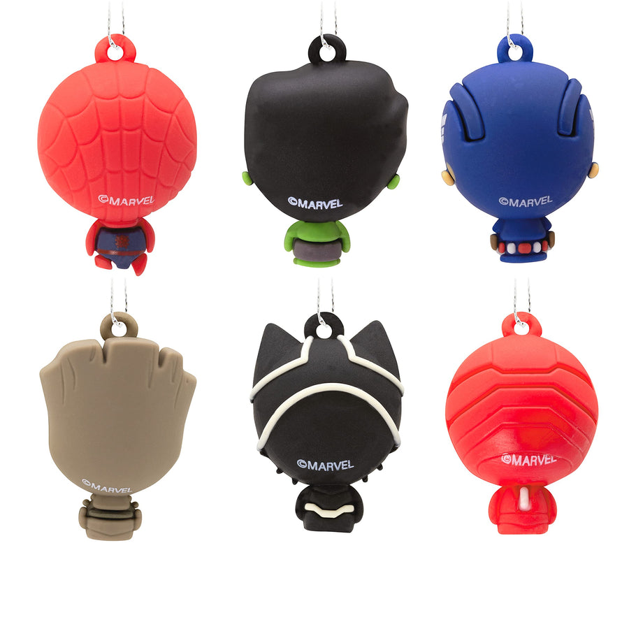 Hallmark Marvel Super Heroes Miniature Christmas Ornaments, Mini Set of 6