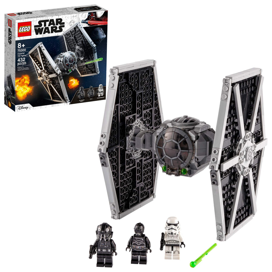 LEGO Star Wars Imperial TIE Fighter 75300 Building Kit; Awesome Construction Toy for Creative Kids, New 2021 (432 Pieces)