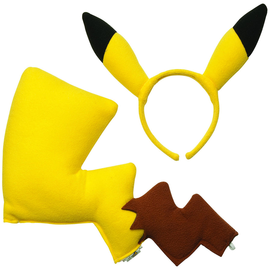 Rubies Pokémon Pikachu Ears and Tail Dress Up Kit (Discontinued by manufacturer)