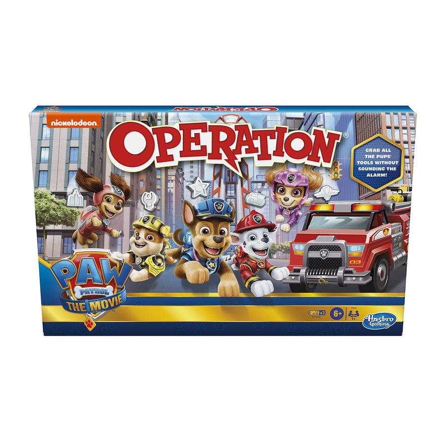 Operation Game: Paw Patrol The Movie Edition Board Game for Kids Ages 6 and Up, Nickelodeon Paw Patrol Game for 1 or More Players