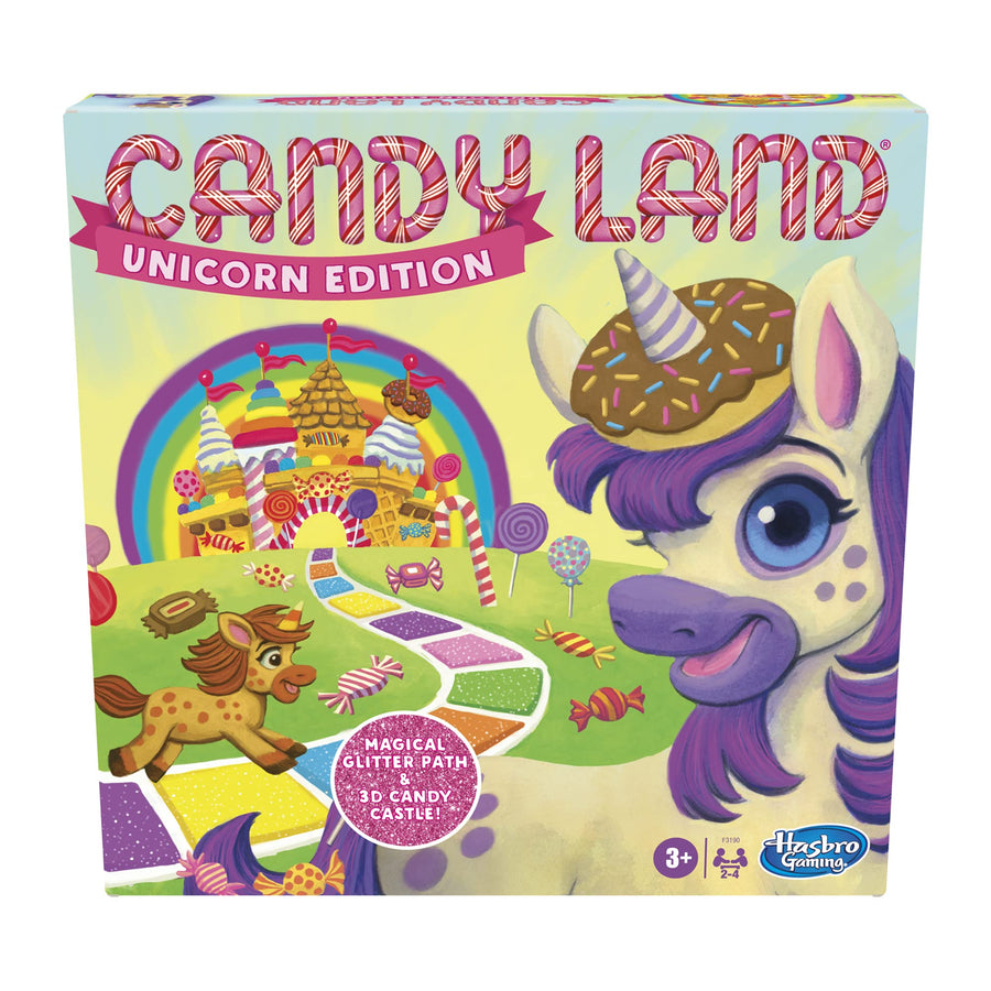 Candy Land Unicorn Edition Board Game, Preschool Game, No Reading Required Game for Young Children, Fun Game for Kids Ages 3 and Up (Amazon Exclusive)