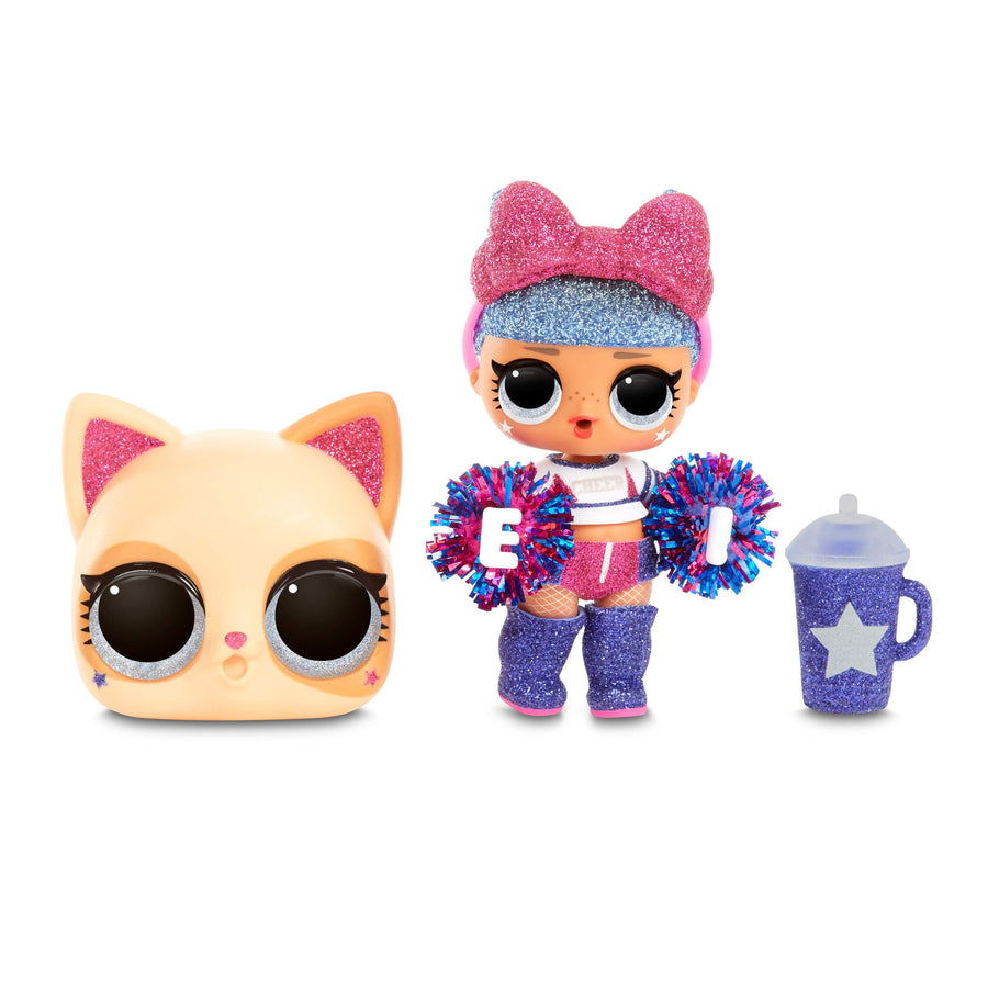 LOL Surprise All-Star BBS Sports Series 2 Cheer Team Sparkly Dolls with 8 Surprises Including Doll, Trading Card, Bottle, Pompom, Shoes, Cheer Uniform, Secret Message, Accessories | Ages 4-15