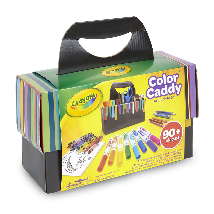 Crayola Color Caddy, Art Set Craft Supplies, Gift for Kids