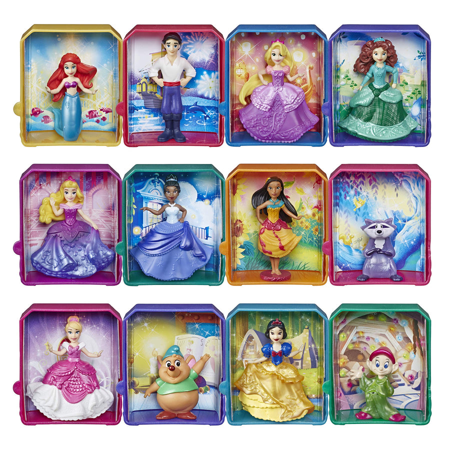 Disney Princess Royal Stories, Figure Surprise Blind Box with Favorite Disney Characters, Toy for 3 Year Olds & Up, 2" Disney Dolls