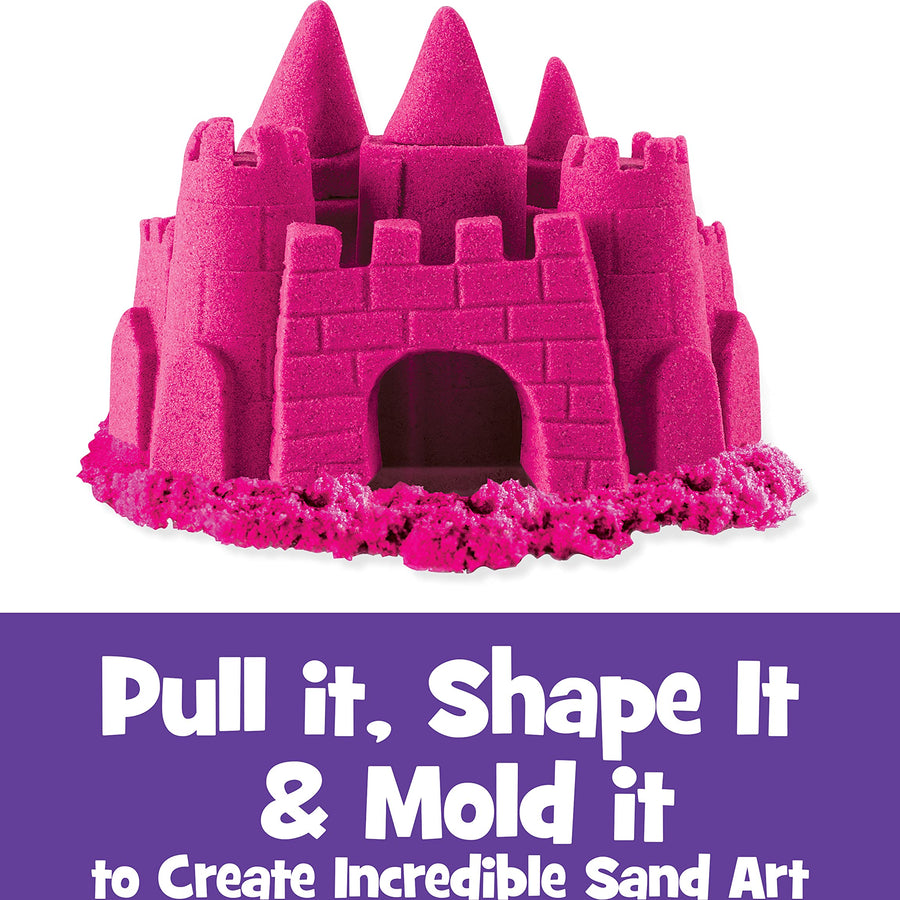 Kinetic Sand The Original Moldable Sensory Play Sand, Pink, 2 Pounds