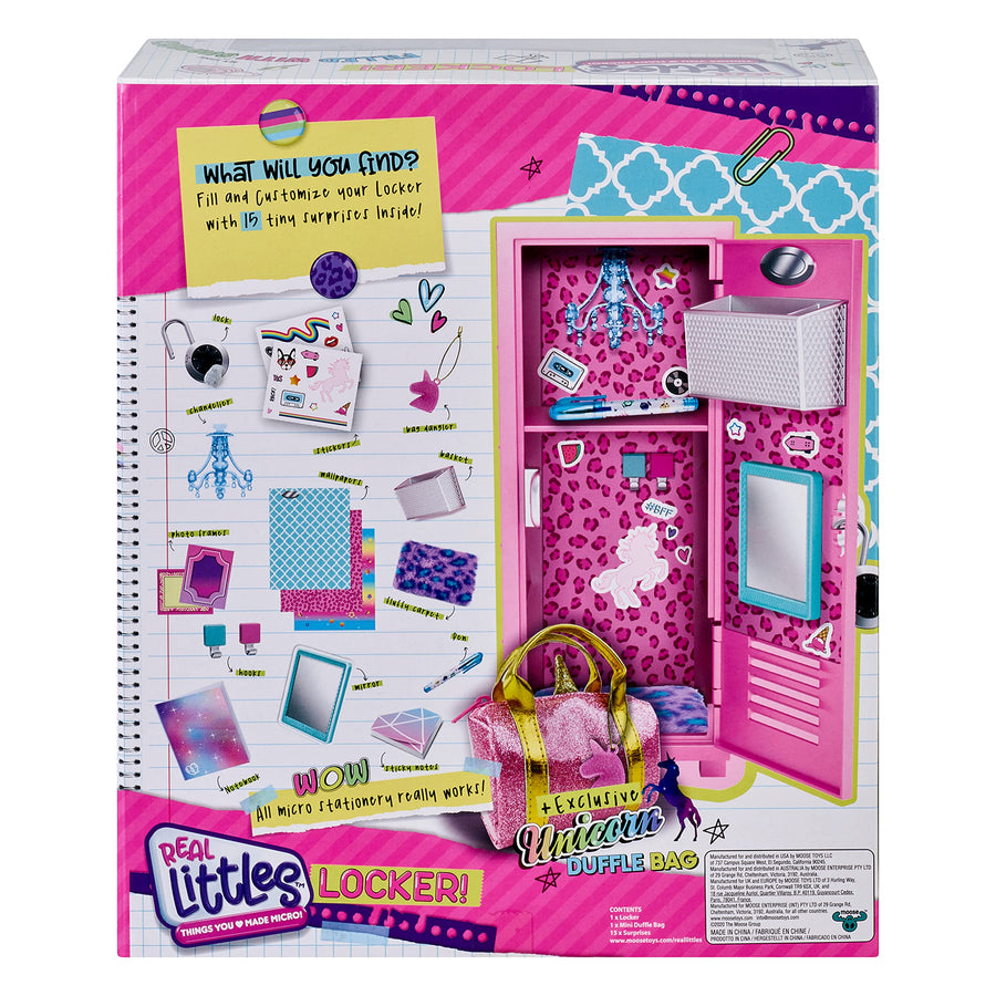 REAL LITTLES - Collectible Micro Locker with 15 Stationary Surprises Inside! (25263)