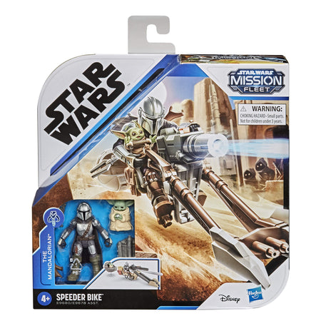 Star Wars Mission Fleet Expedition Class The Mandalorian The Child Battle for The Bounty 2.5-Inch-Scale Figures and Vehicle, Kids Ages 4 and Up , Black