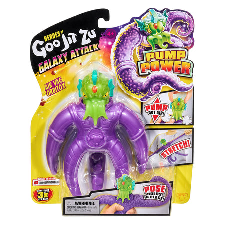 Heroes of Goo Jit Zu Galaxy Attack, Action Figure Pump Power - Air Vac Orbitox
