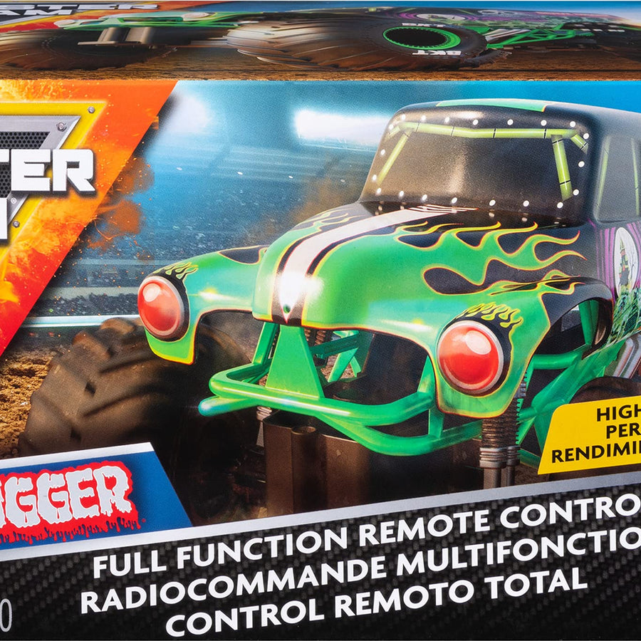 Monster Jam , Official Grave Digger Remote Control Monster Truck Toy, 1:24 Scale, 2.4 GHz, for Ages 4 and Up