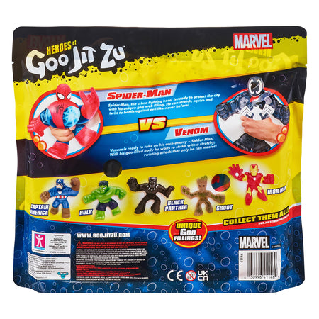 Heroes of Goo Jit Zu Licensed Marvel Versus Pack - Spider-Man vs Venom