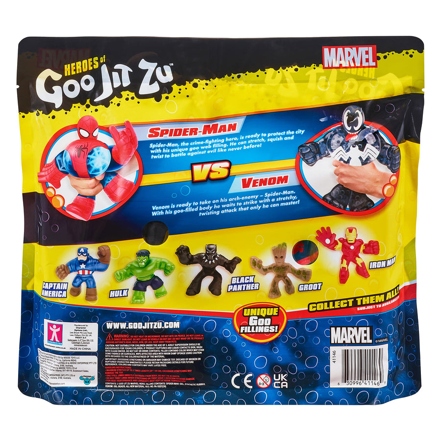 Heroes of Goo Jit Zu Licensed Marvel Versus Pack - Spider-Man vs Venom