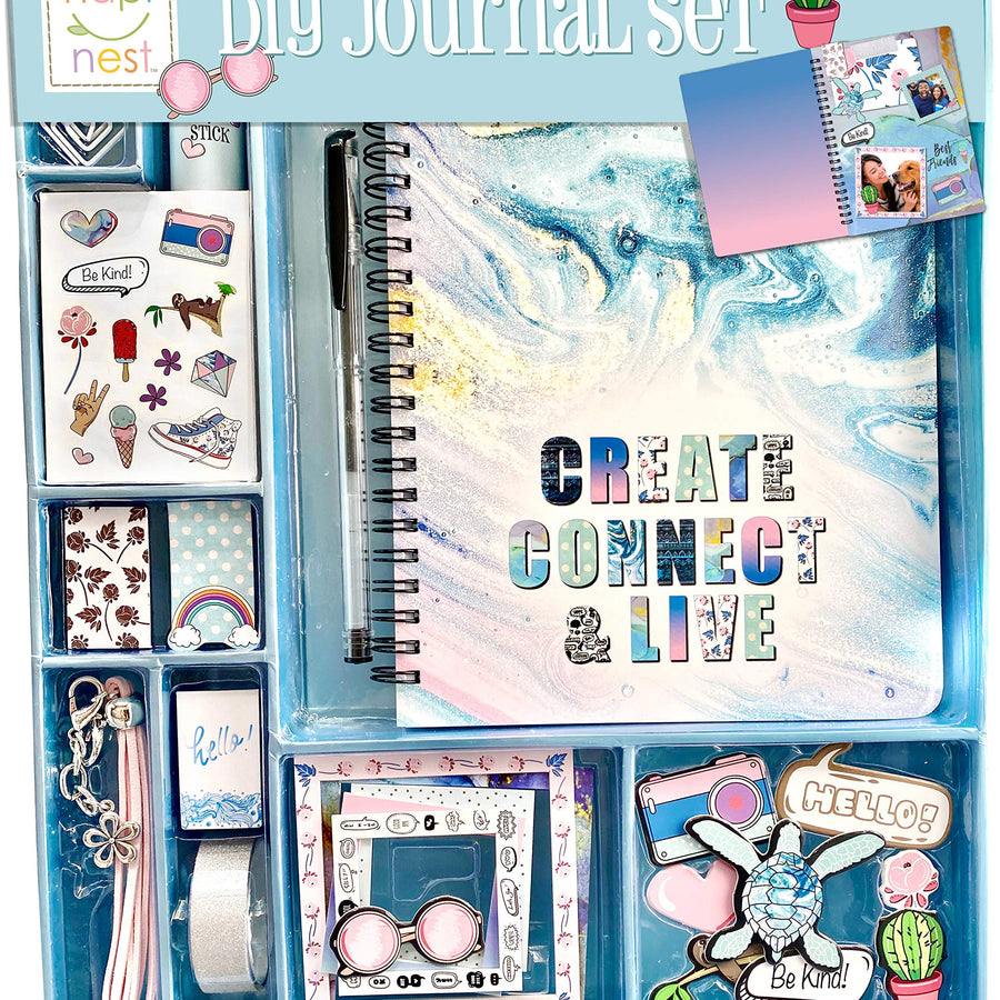Hapinest DIY Journal Set for Girls Gifts Ages 8 9 10 11 12 13 Years Old and Up