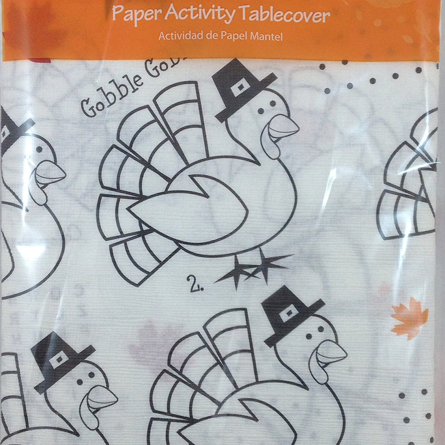 Paper Activity Happy Thanksgiving Tablecover