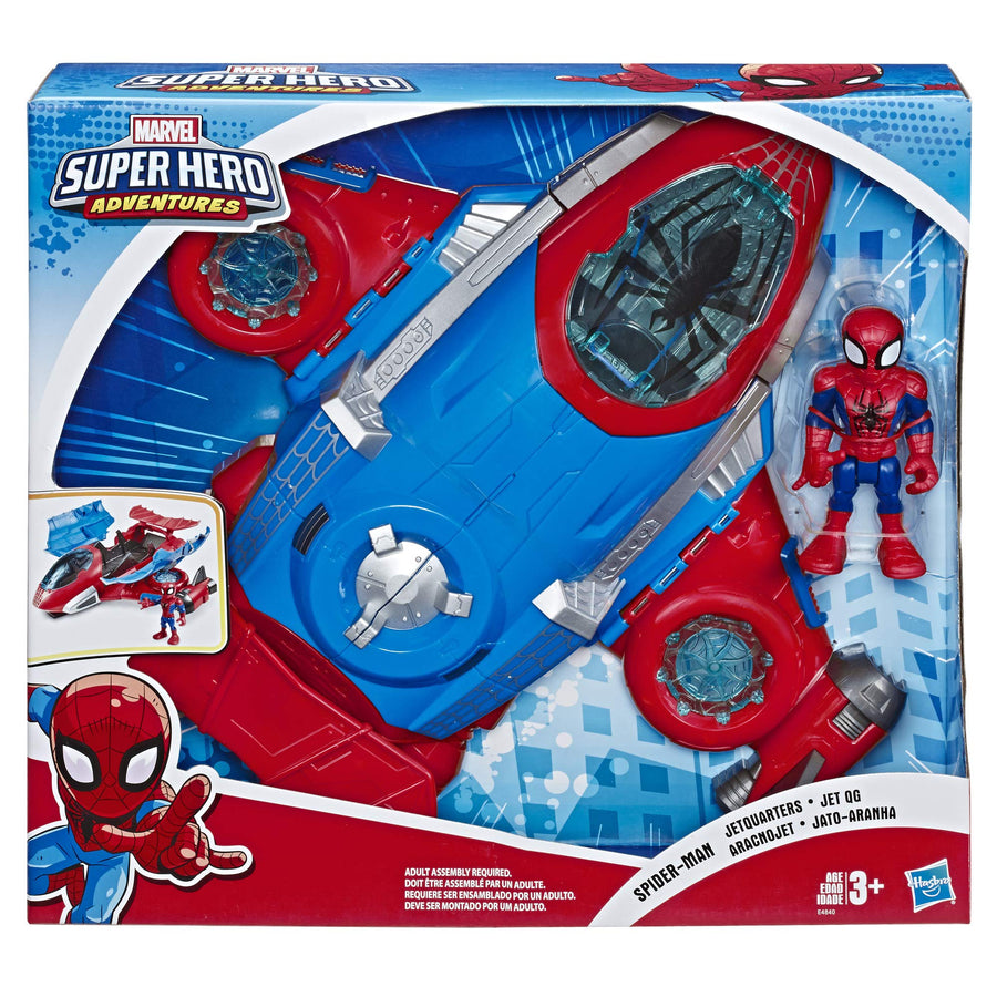 Super Hero Adventures Playskool Heroes Marvel Spider-Man Jetquarters