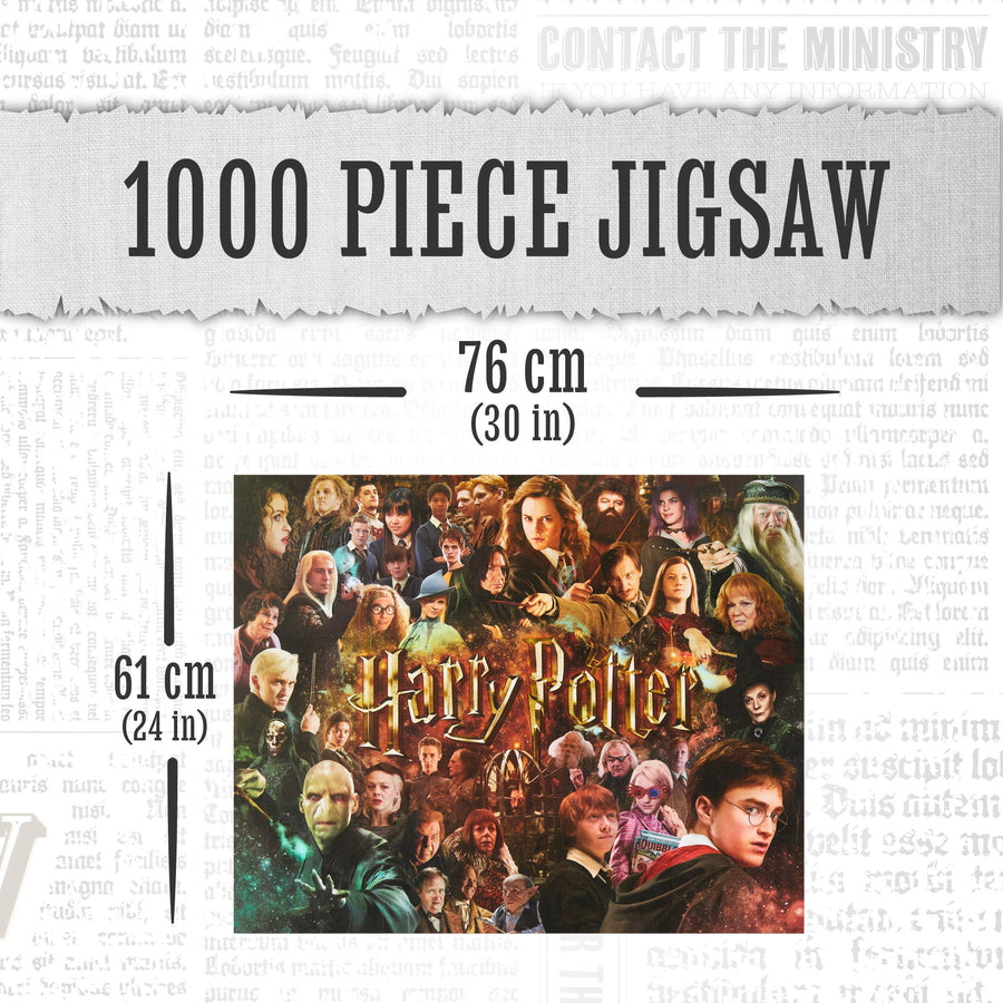 Harry Potter Movie Collage 1000 Piece Jigsaw Puzzle
