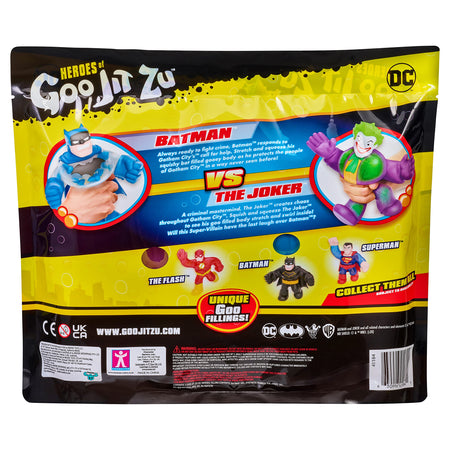 Heroes of Goo Jit Zu DC Versus Pack Batman vs Joker - Squishy, Stretchy, Gooey 2 Pack