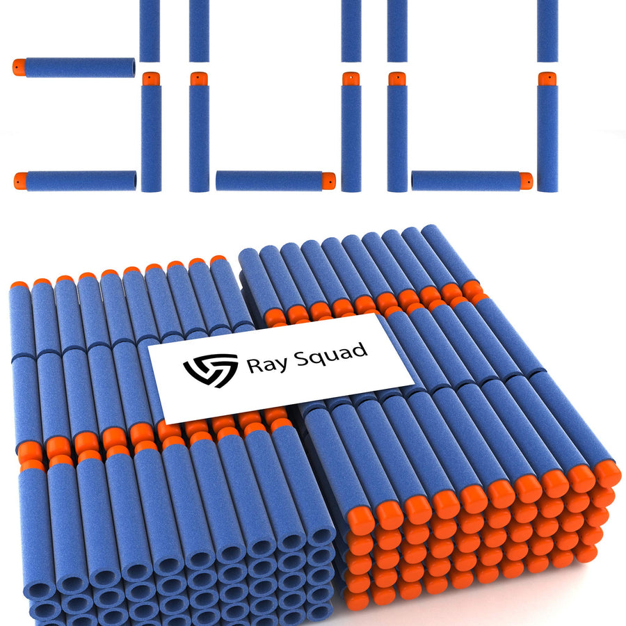 Ray Squad Soft Darts for Nerf N-Strike Elite Series Blasters, 300-Pieces (300 Darts, Blue) by Ray Squad