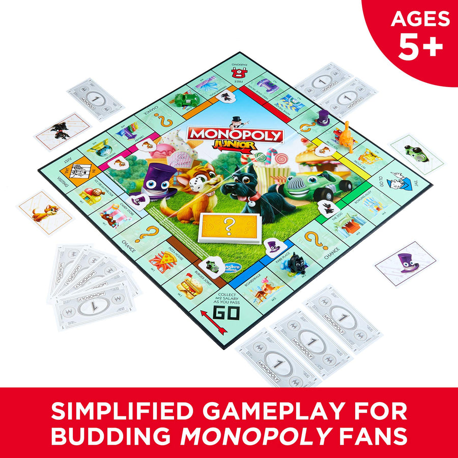 Monopoly Junior Board Game, Ages 5 and up (Amazon Exclusive)