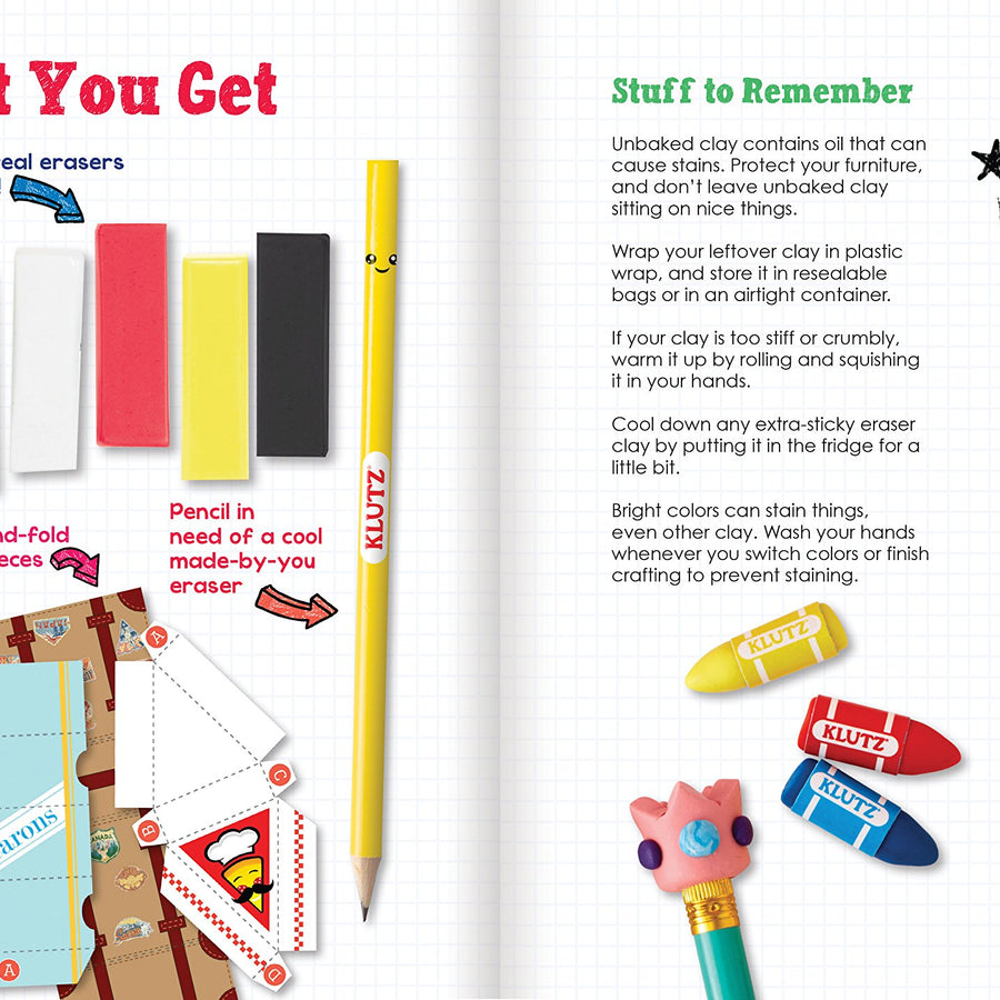 KLUTZ Make Your Own Mini Erasers Toy
