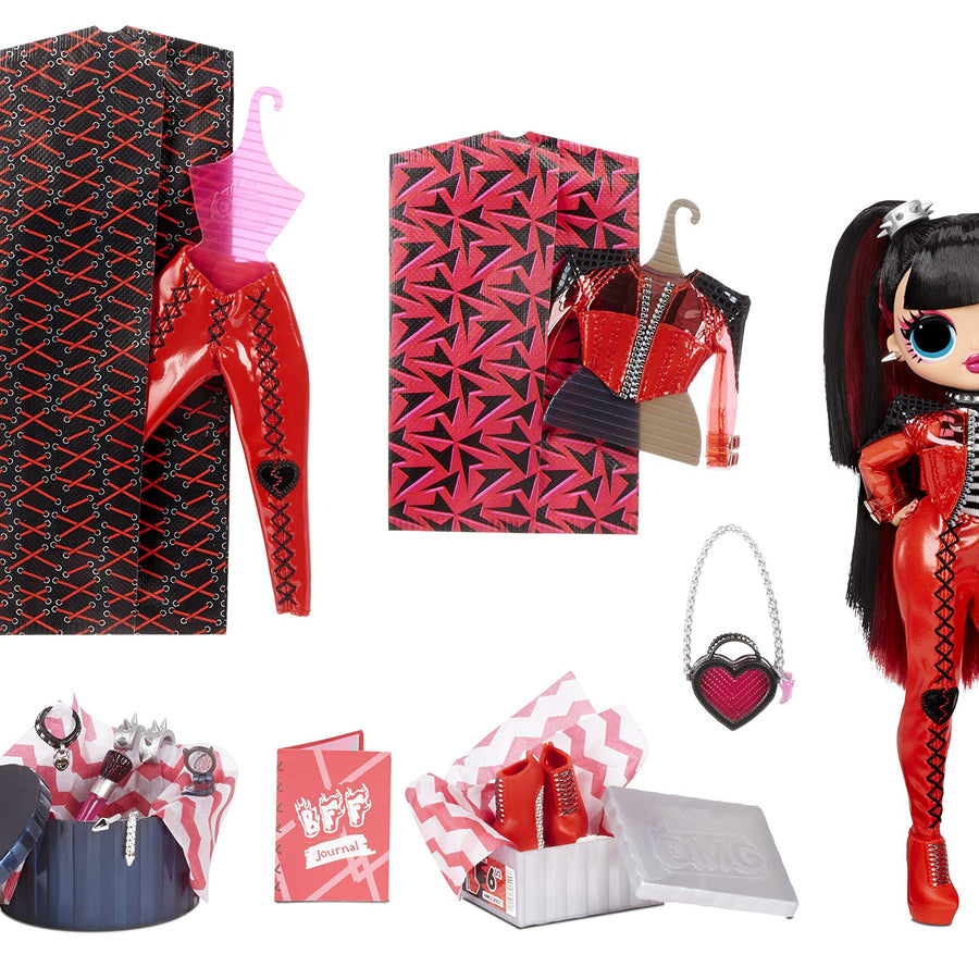 LOL Surprise OMG Spicy Babe Fashion Doll - Dress Up Doll Set with 20 Surprises for Girls and Kids 4+