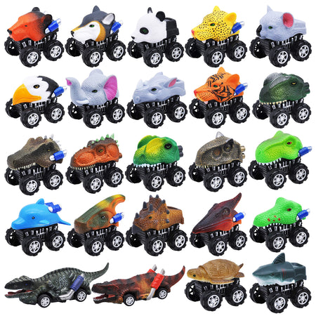 JOYIN 2021 Advent Calendar Kids Christmas 24 Days Countdown Calendar Toys for Kids with Monster Truck Toys Set