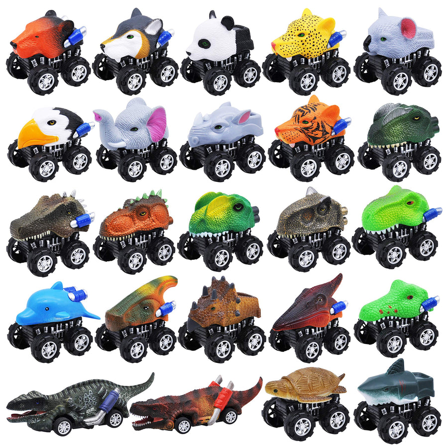 JOYIN 2021 Advent Calendar Kids Christmas 24 Days Countdown Calendar Toys for Kids with Monster Truck Toys Set
