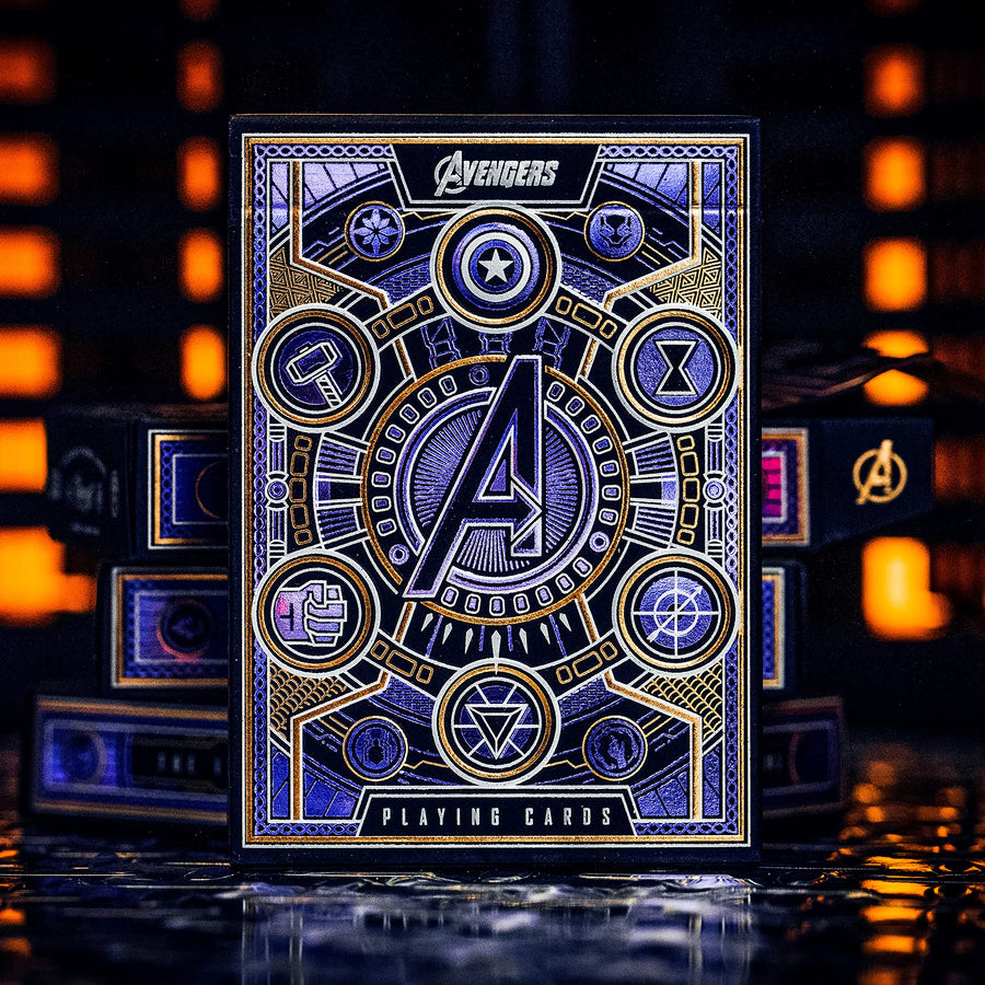 theory11 Avengers Playing Cards by Marvel Studios , Purple