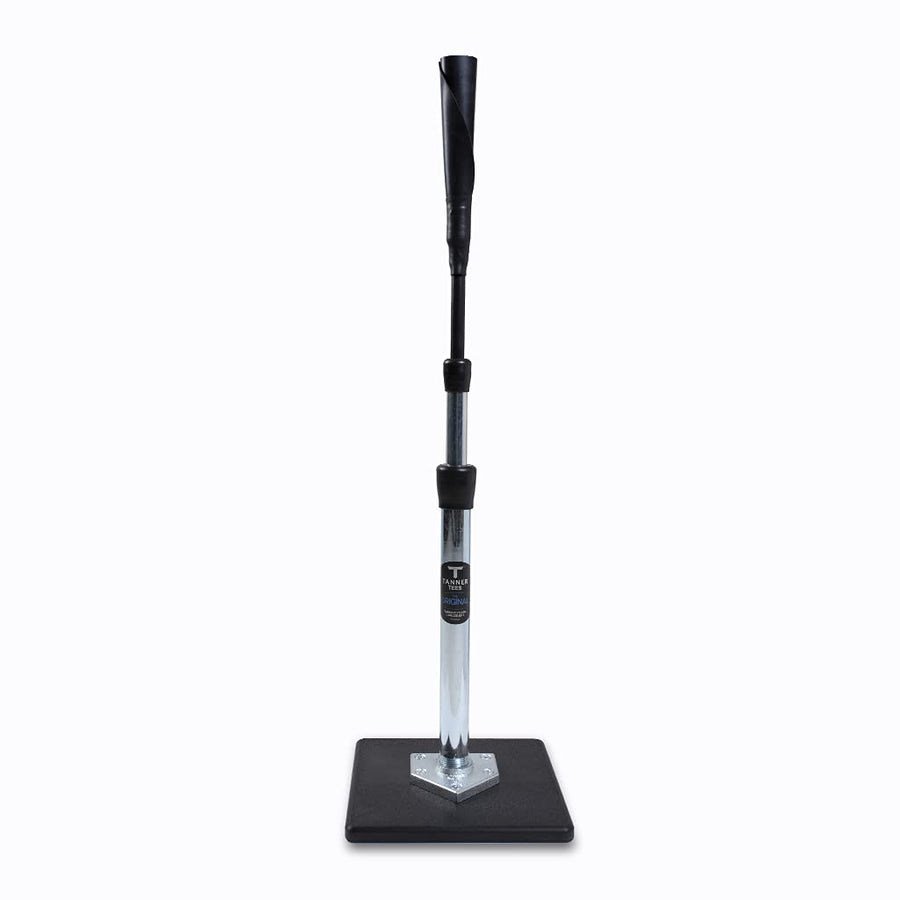 TANNER TEE the ORIGINAL | Premium Baseball/Softball Batting Tee w/ TANNER Original Base, Patented Hand-rolled FlexTop, Adjustable Height: 26-43 inches (TT001)
