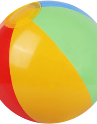 SYZ 12" Beach Balls Bulk - Inflatable Swimming Pool Toys for Kids Birthday Party Supplies Favors Luau Decorations - Blow Up Classic Rainbow Color Beachball Summer Water Games Fun Gifts (12 Pack)
