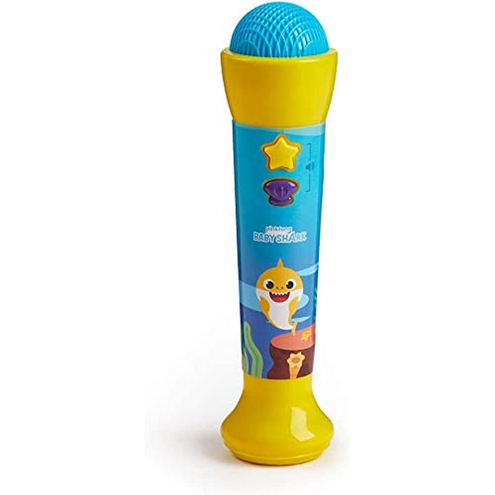 WowWee Pinkfong Baby Shark Official Silly Sing-Along Microphone with Try Me