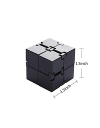 Infinity Cube Fidget Toy, Sensory Tool EDC Fidgeting Game for Kids and Adults, Cool Mini Gadget Best for Stress and Anxiety Relief and Kill Time, Unique Idea that is Light on the Fingers and Hands
