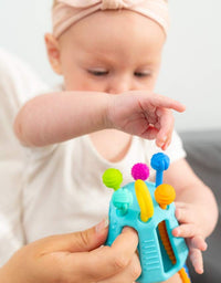 MOBI ZIPPEE - Activity Toy for Sensory Development for Toddlers - Designed by Parents and Reviewed by Doctor's - BPA and Phthalate Free - Made with Food Grade Silicone - for Boys or Girls
