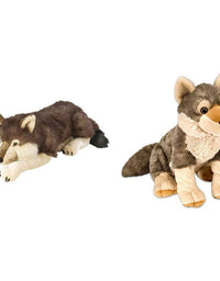 Wild Republic Jumbo Wolf Plush, Giant Stuffed Animal, Plush Toy, Gifts for Kids, 30 Inches
