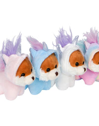 Unicorn Stuffed Animals for Girls Ages 3 4 5 6 7 8 Years; Stuffed Mommy Unicorn with 4 Baby Unicorns in her Tummy; Toy Unicorn Pillows for Girls
