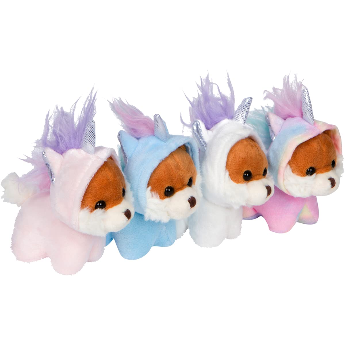 Unicorn Stuffed Animals for Girls Ages 3 4 5 6 7 8 Years; Stuffed Mommy Unicorn with 4 Baby Unicorns in her Tummy; Toy Unicorn Pillows for Girls