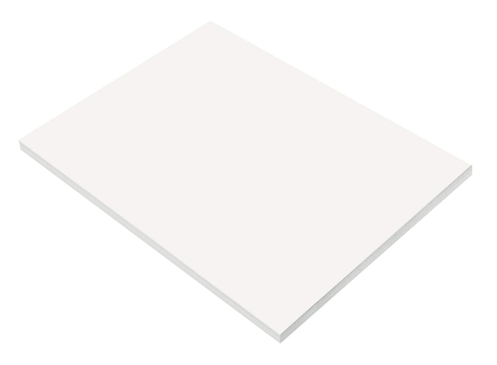SunWorks Construction Paper, 9" x 12", White, Pack of 50