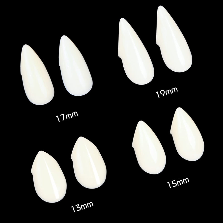3 otters Vampire Teeth, 8 PCS Vampire Fangs Dentures, Halloween Party Cosplay Props Decoration