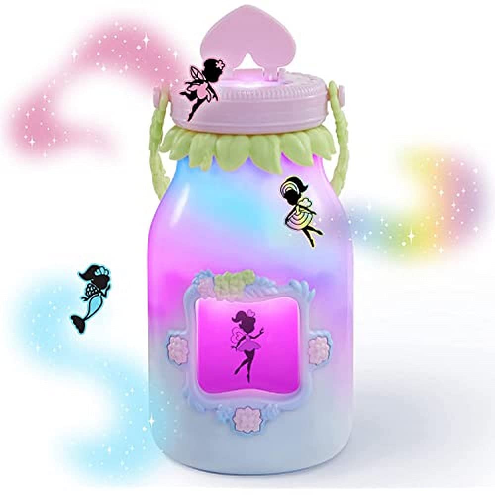 WowWee Got2Glow Fairy Finder - Electronic Fairy Jar Catches Virtual Fairies - Got to Glow (Pink)