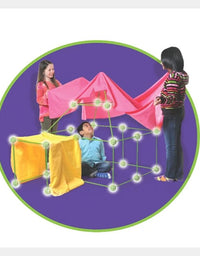 Everest Toys Crazy Forts, Glow in the Dark, 69 pieces
