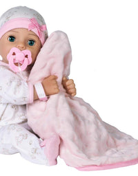 Adora Adoption Baby Hope - 16 inch Realistic Newborn Baby Doll with Doll Accessories and Certificate of Adoption

