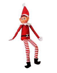 Christmas Elf Behaving Badly Plush Toy | Novelty Long Bendy Naughty Boy Christmas Elves Doll | 12 Inches
