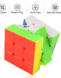D-FantiX Cyclone Boys 3x3 Speed Cube Stickerless Magic Cube 3x3x3 Puzzles Toys (56mm)
