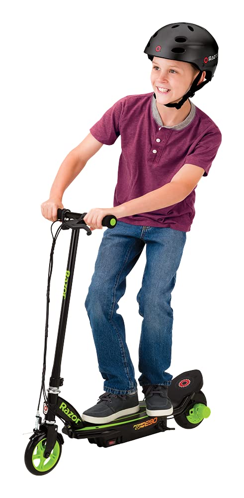 Razor Power Core E90 Electric Scooter - Hub Motor, Up to 10 mph and 80 min Ride Time, for Kids 8 and Up