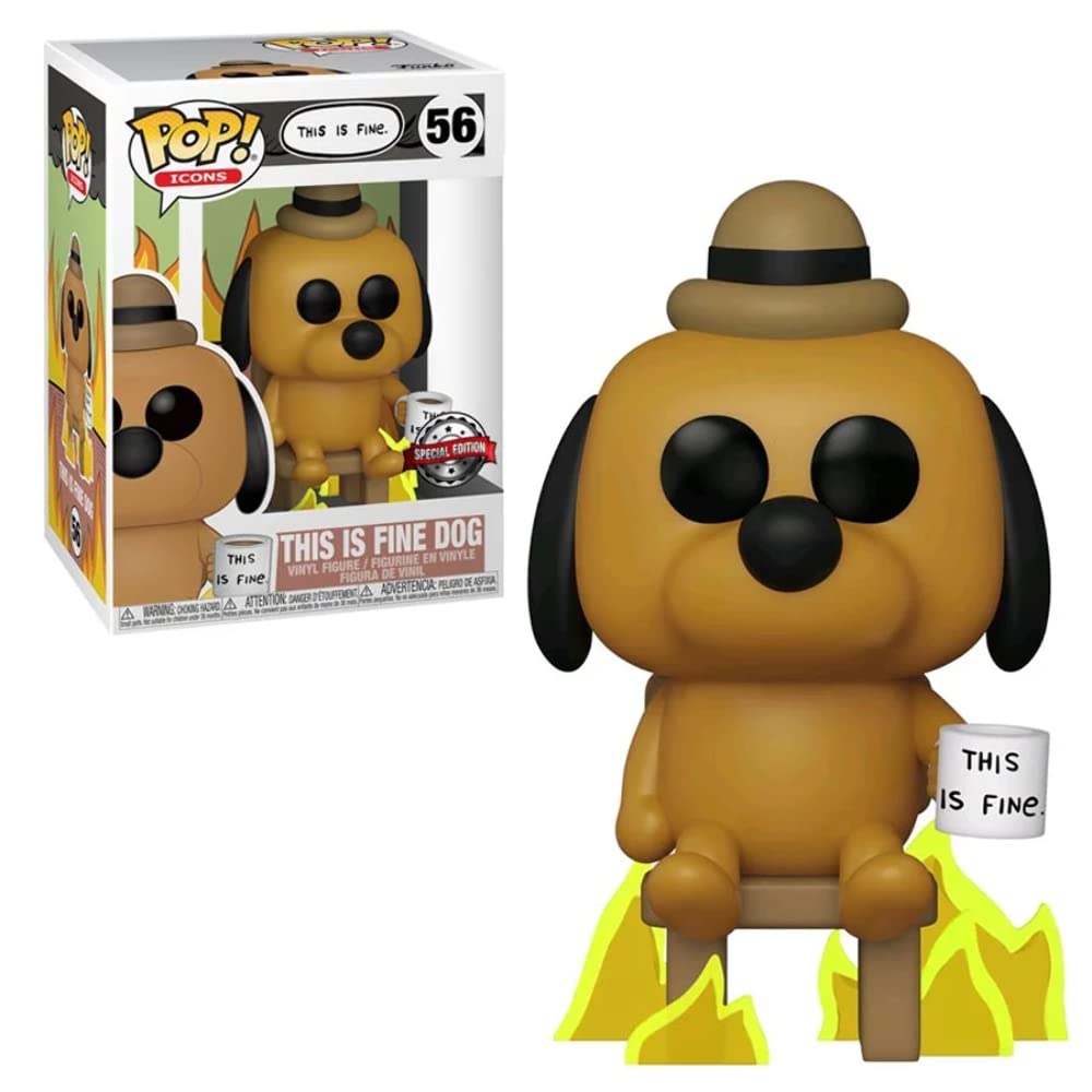 This is Fine Dog Pop! Vinyl Figure - Entertainment Earth Exclusive