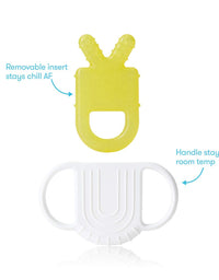 Not-Too-Cold-to-Hold BPA-Free Silicone Teether for Babies by Frida Baby
