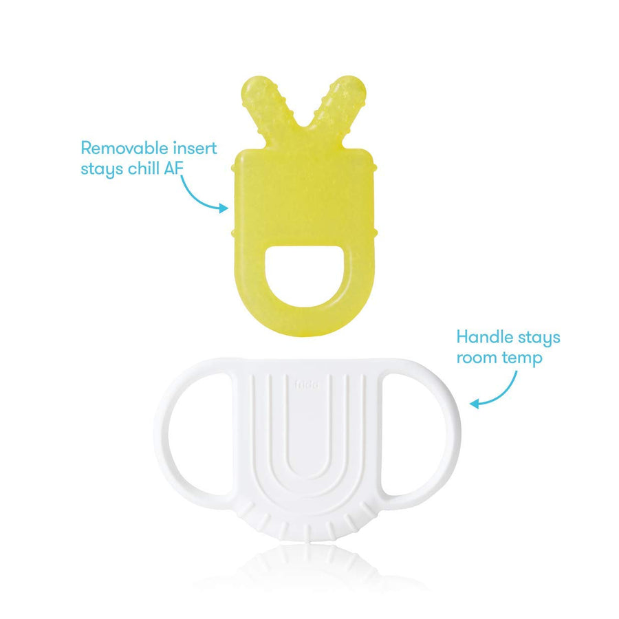 Not-Too-Cold-to-Hold BPA-Free Silicone Teether for Babies by Frida Baby