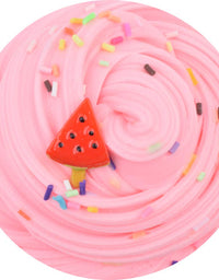 Magictoy 4 Pack Butter Slime,Yellow Lemon,Blue Stitch,Pink Watermelon and Mint Green Slime,Super Soft and Non-Sticky, Party Favors for Boys and Girls
